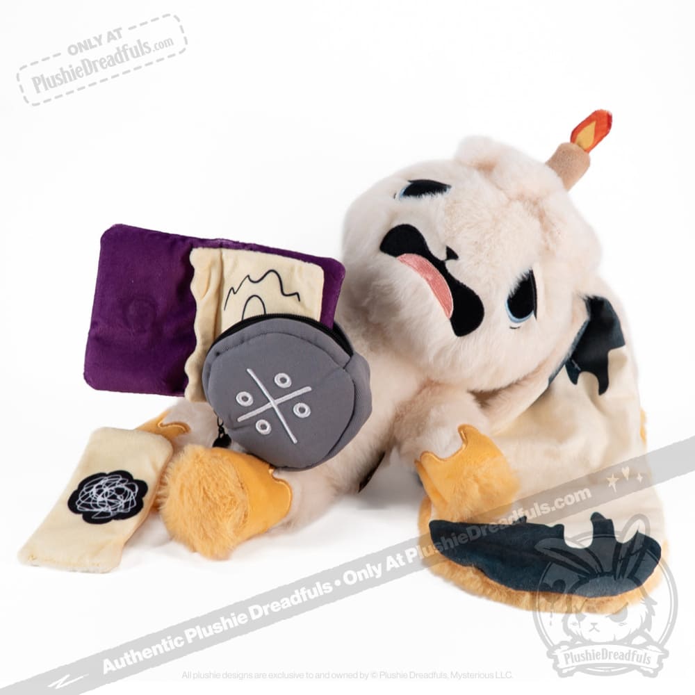 Plushie Dreadfuls Burnout Rabbit - Soft Stuffed Animal Toy for Stress Relief, Anxiety Comfort & Emotional Support | Perfect for Therapy, Bedroom Decor & Gift Giving