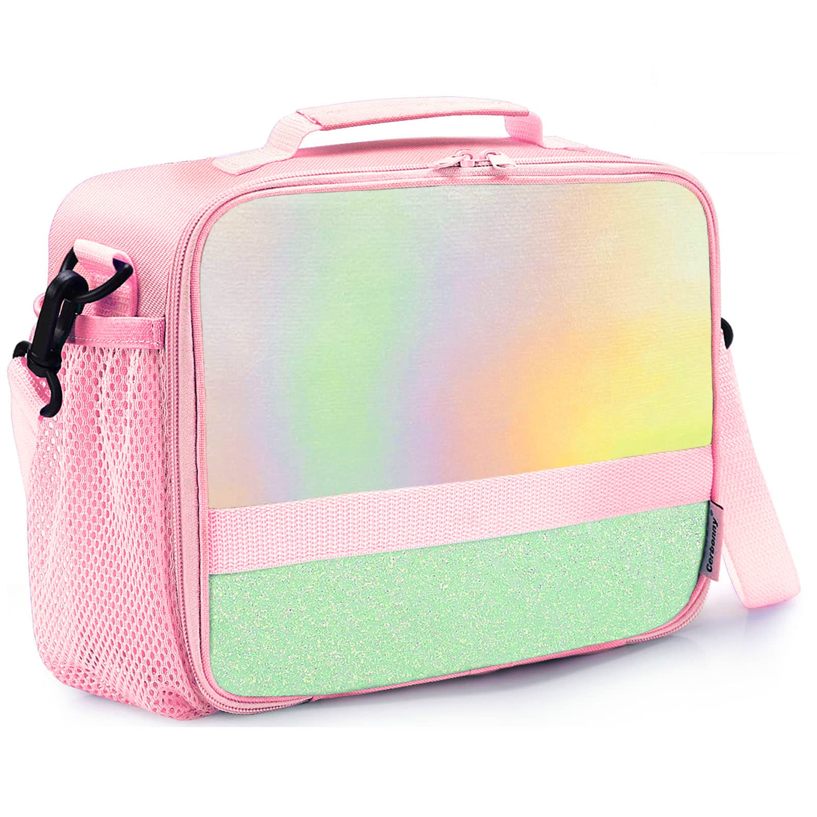 Insulated Kids Lunch Box for School - Durable Adjustable Shoulder Strap & Water Bottle Holder | Keeps Food Cold/Warm for Hours | Perfect for Girls' School Lunches, Picnics & Outdoor Activities