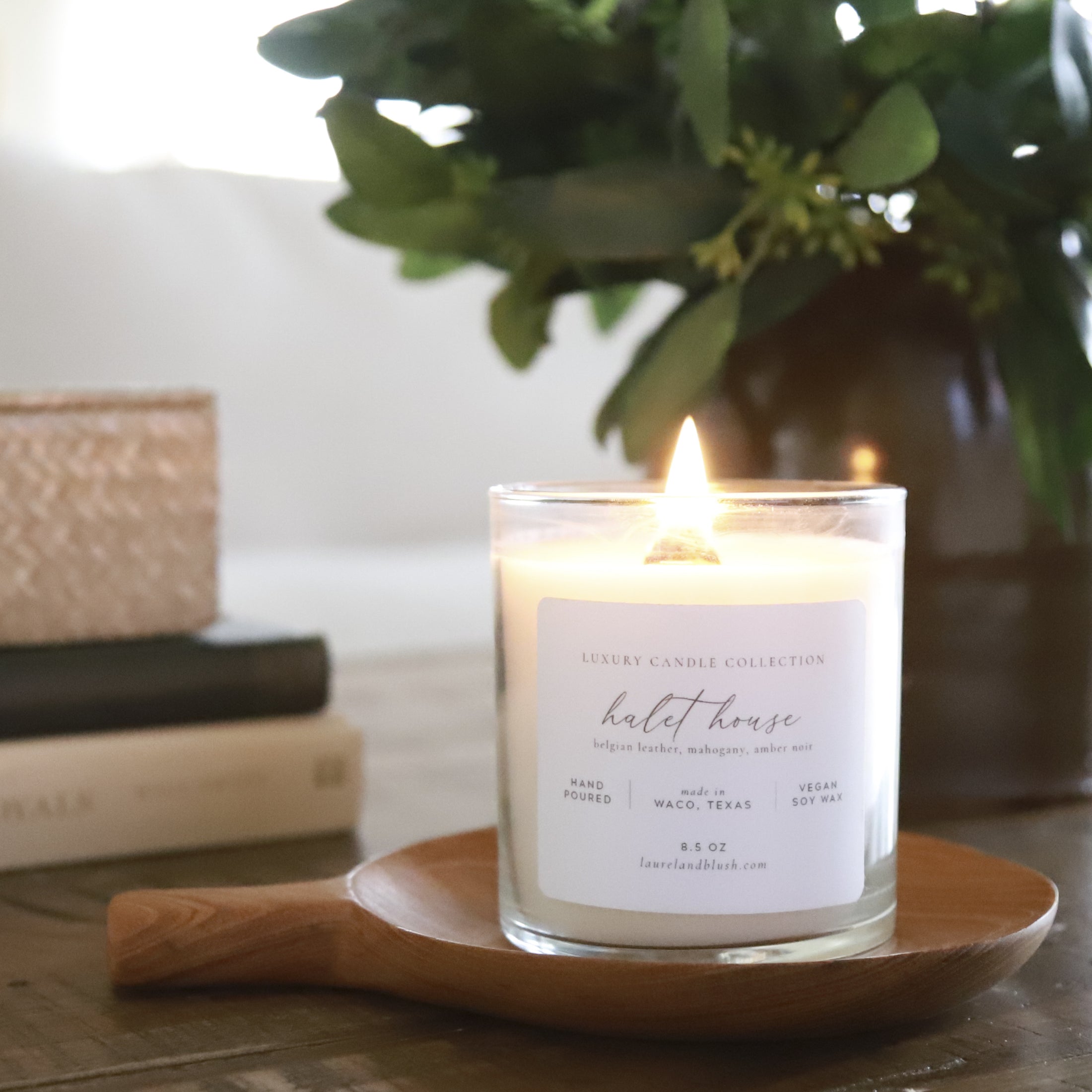 Halet House Scented Candles - Natural Soy Wax Candles for Home, Relaxation & Gifts - Perfect for Bedroom, Bathroom & Yoga Meditation