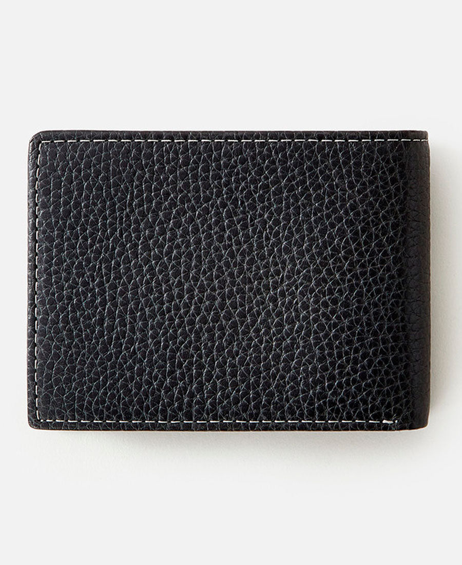 Rip Curl Fadeout Stitch Wallet - Slim RFID Blocking Leather Bifold Wallet for Men - Perfect for Travel, Business & Everyday Use