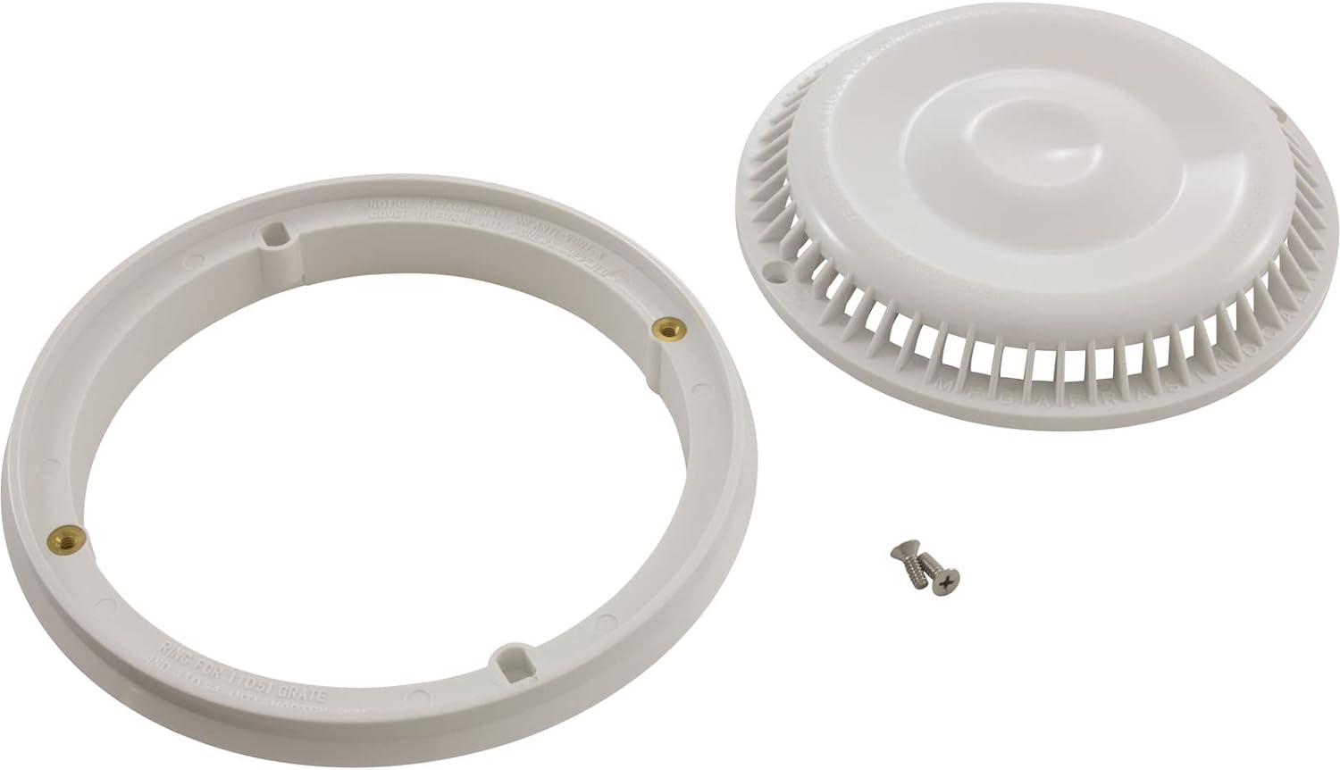 Afras Anti Vortex ABS Drain Cover 7.375 Inch - Heavy Duty Bathroom & Shower Drain Grate for Home & Commercial Use