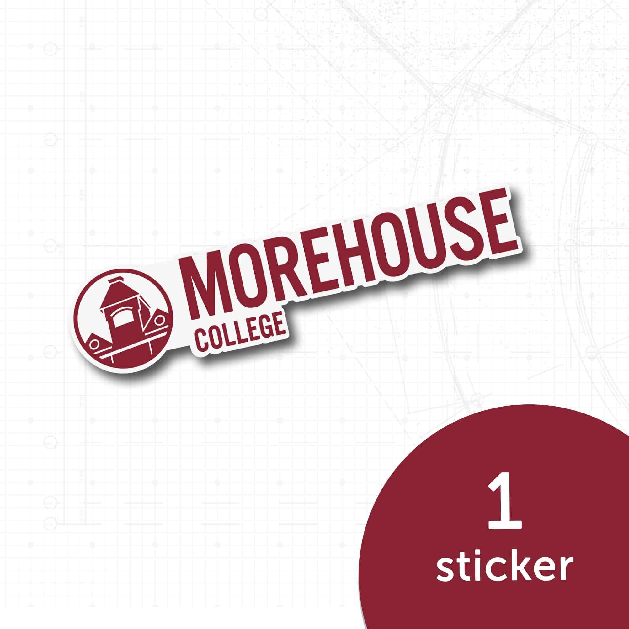 Desert Cactus Morehouse College Sticker - Maroon Tigers Vinyl Decal for Laptop, Water Bottle, Car & Scrapbook - Waterproof Durable Decorative Sticker for College Pride, Dorm Decor & School Spirit (1 Pack)