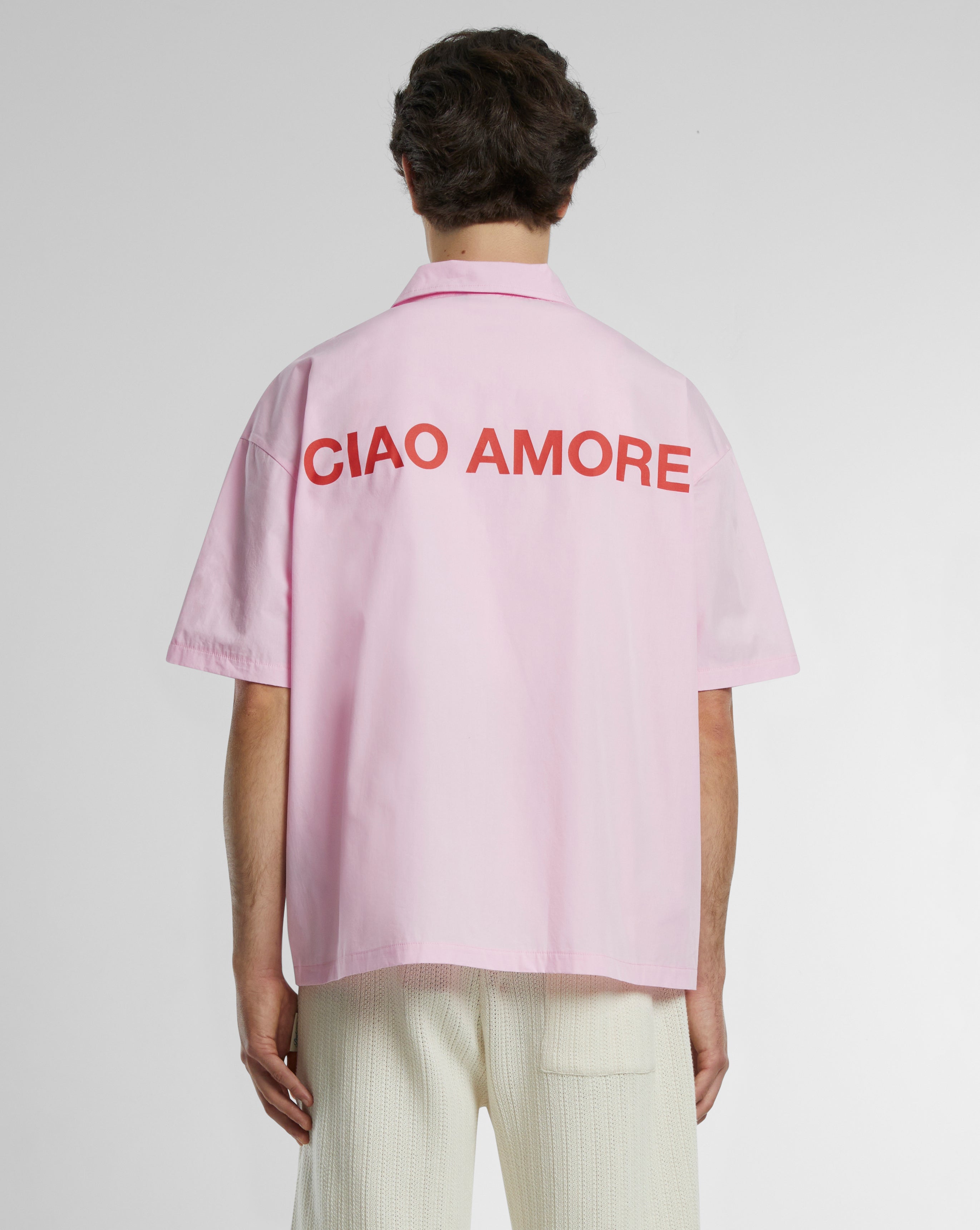 Ciao Amore Pink Shirt for Women - Trendy Casual Blouse for Date Night & Everyday Wear