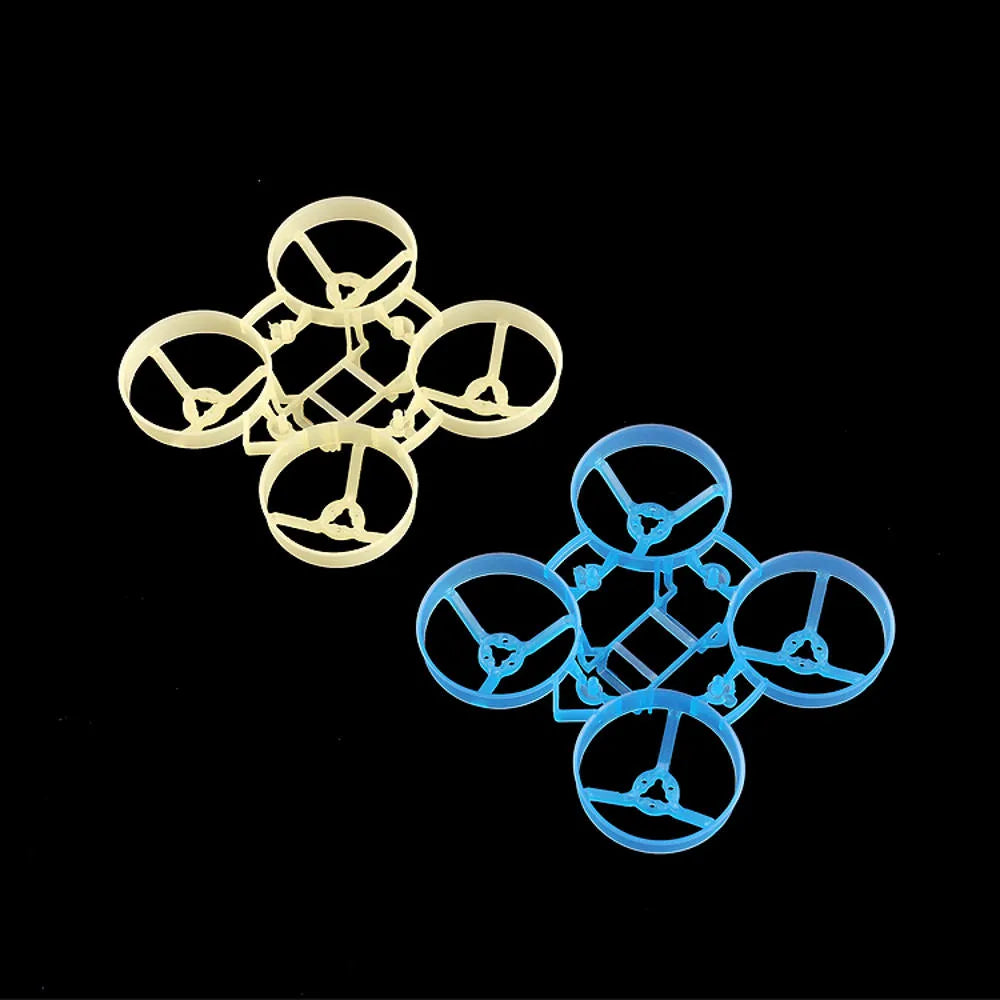 2PCS HappyModel BWhoop65 65mm Brushless Tiny Whoop Frame Kit for Micro FPV Racing Drone - Lightweight Durable FPV Quadcopter Parts for Indoor Racing and Freestyle Flying