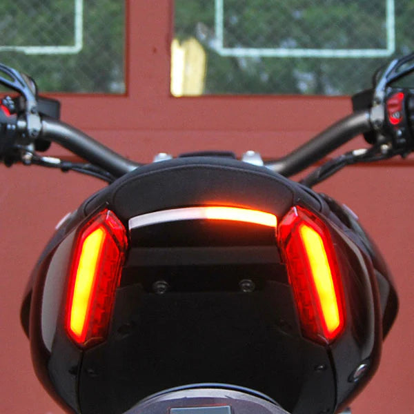 Ducati XDiavel Rear Turn Signals LED Indicators for Motorcycles (2016-Present) - Perfect for Night Riding & Enhanced Safety