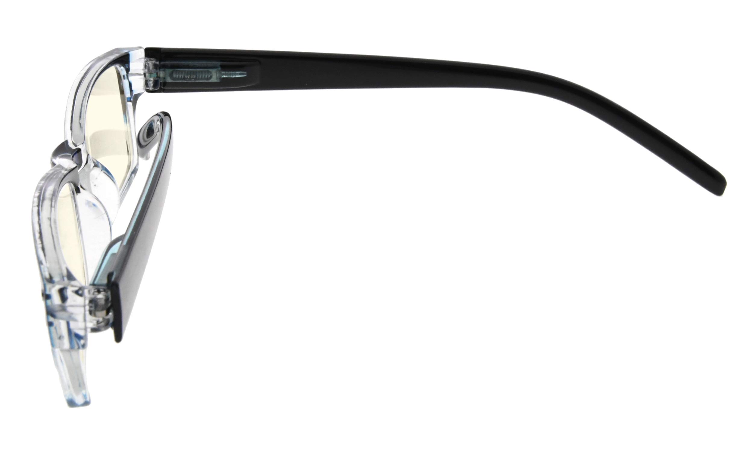 CessBlu Blue Light Blocking Glasses for Computer & Screen Use - Anti Eyestrain Reading Glasses for Work, Gaming & Digital Eye Protection