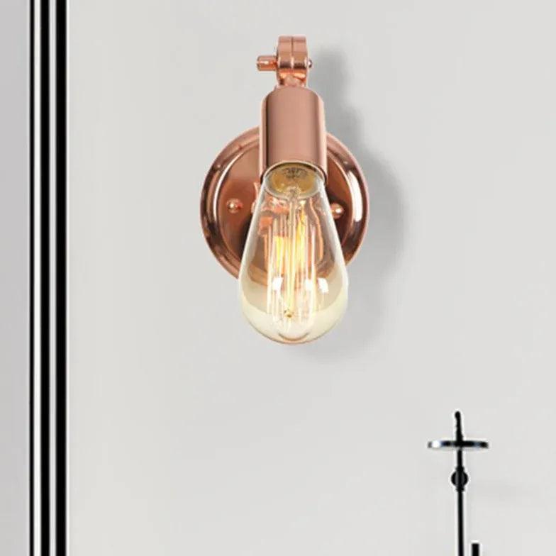 Elegant Rose Gold Wall Lights for Indoor Decor - Perfect for Living Room, Bedroom & Hallway Lighting