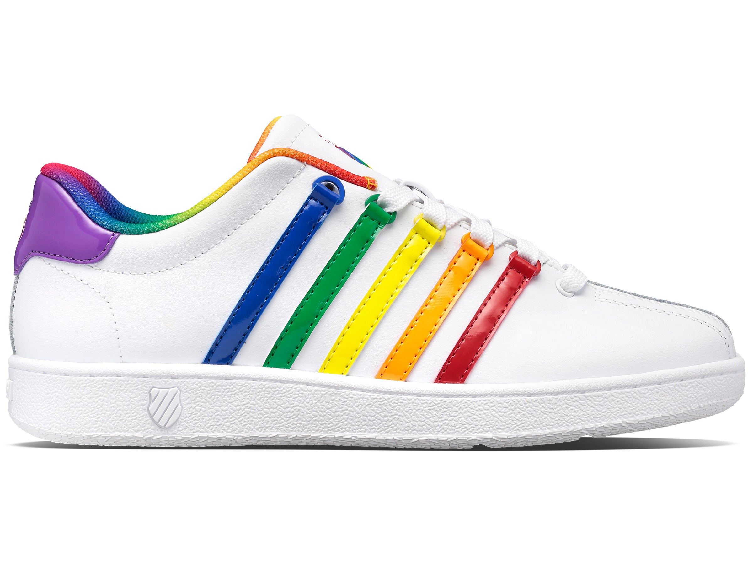 Classic VN Sneakers in White/Rainbow - Stylish & Comfortable Shoes for Men & Women | Perfect for Casual Wear, Running & Gym Workouts
