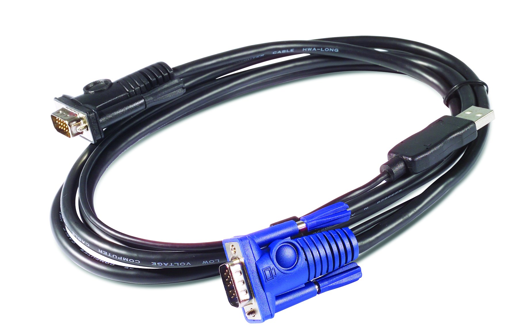 APC KVM USB Extension Cable - 25 Feet (7.6 Meters) High-Speed Data Transfer for Remote Computer Access - Perfect for Server Rooms, Data Centers & Home Office Setups