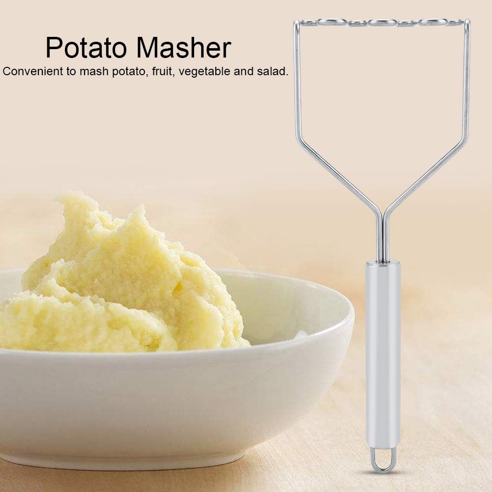 Premium Stainless Steel Potato Masher - Heavy Duty 9.84