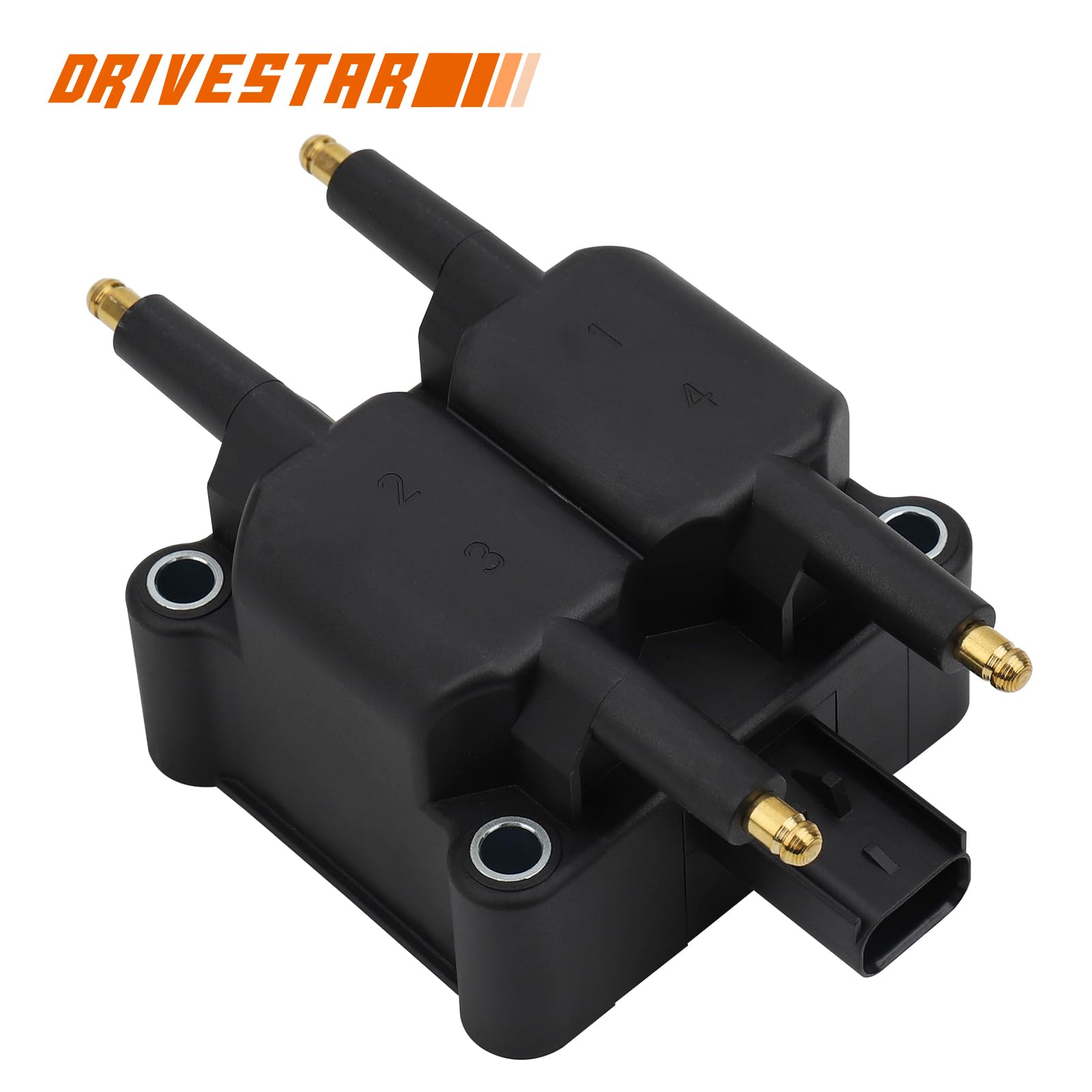 DRIVESTAR Ignition Coil Pack Replacement for Dodge Ram 1500 2500, Chrysler Sebring PT Cruiser, Jeep Liberty, Plymouth Neon - Compatible with 2.0L 2.4L 1.6L 8.0L Engines (UF410 UF183) - Improve Engine Performance & Fuel Efficiency