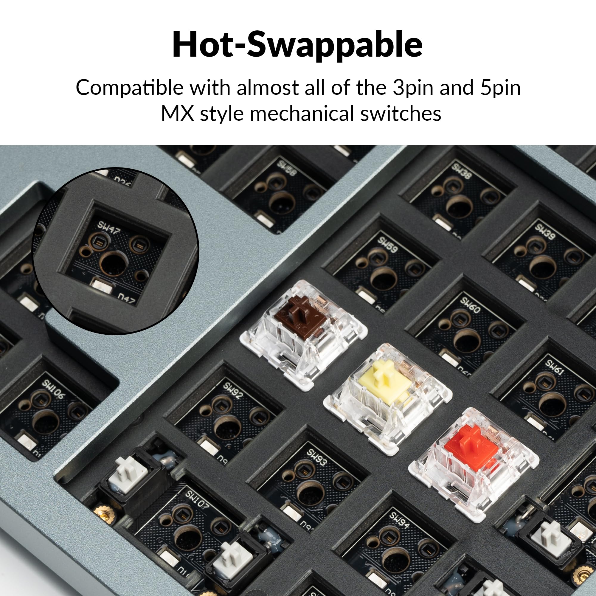 Keychron Q6 Pro Full-Metal Custom Mechanical Keyboard - QMK/VIA Programmable, Wireless Bluetooth & Wired USB, Hot-Swappable RGB Backlit, Full Size Layout for Mac/Windows/Linux (Grey) | Perfect for Gaming, Coding & Office Work