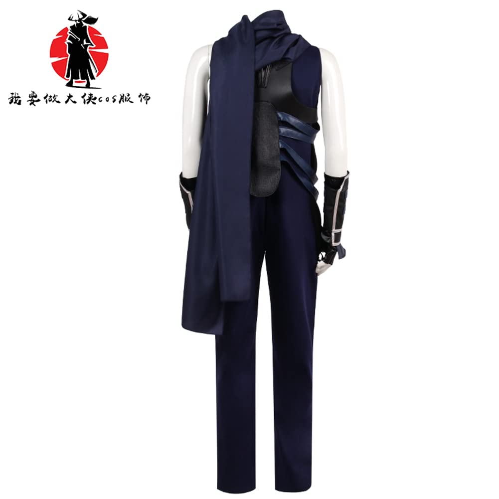 RYU HAYABUSA Cosplay Costume Set for Men & Women - Ninja Gaiden Video Game Character Halloween Outfit, Carnival Party Suit, Anime Convention Cosplay