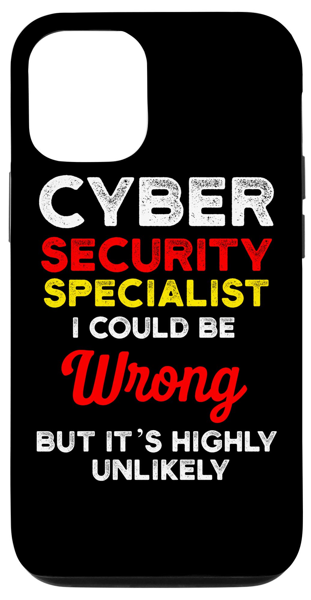 iPhone 12/12 Pro Shockproof Case - Certified Cybersecurity Protection for IT Professionals | Perfect for Office, Travel & Daily Tech Security