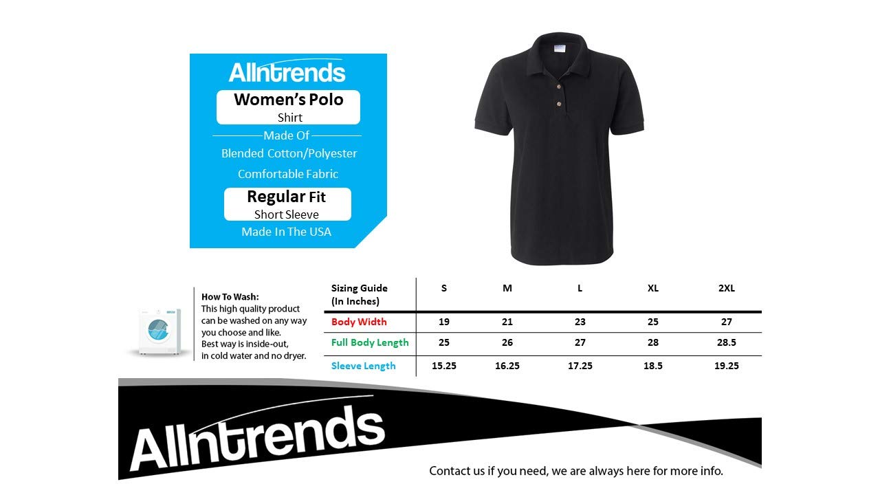 ALLNTRENDS Men's Polo Shirt with Mars & Space Planet Embroidery - Stylish Casual Wear for Outdoor Activities, Work & Daily Life