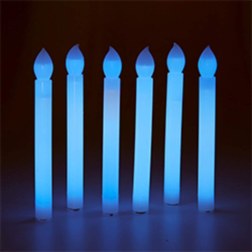 Will & Baumer 12-Pack White Vigil Candles - Glow Stick Church Supplies for Candlelight Services, Memorials & Spiritual Gatherings