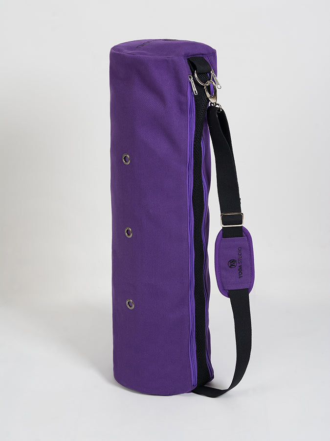 GOTS Certified Organic Cotton Yoga Bag for Women & Men - Eco-Friendly Yoga Mat Carrier with Pockets - Perfect for Yoga Studio, Gym, Travel & Workout Essentials Storage
