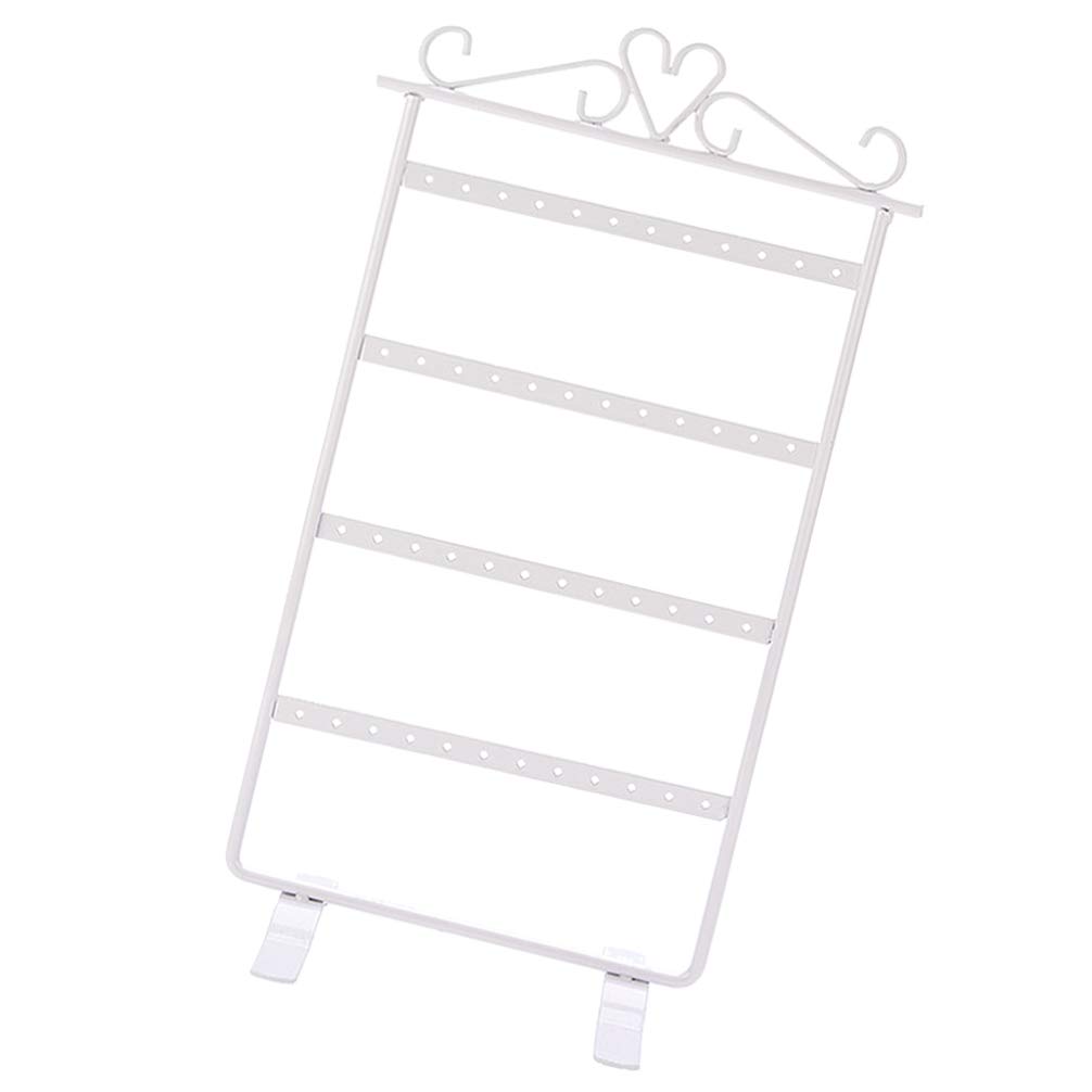 Cabilock 1pc Jewelry Organizer Display - Metal Storage Shelves & Rack for Earrings, Necklaces, Bracelets - Perfect for Bedroom, Closet & Boutique Jewelry Display