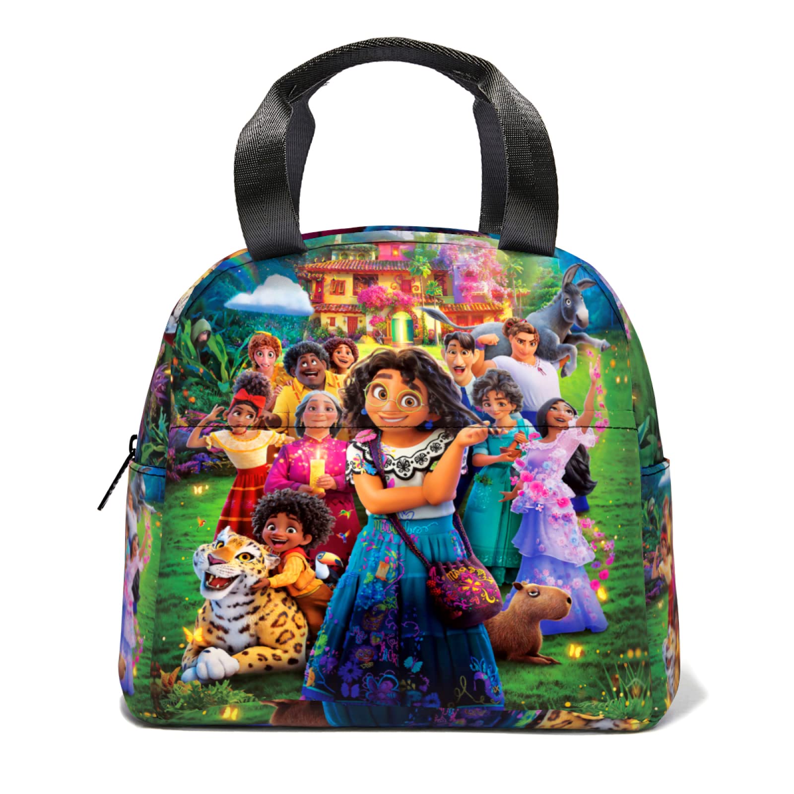 Anime Insulated Lunch Box for Women & Adults - Reusable Tote Lunch Bag Kit for Work, Office, Picnic - Perfect Work Lunch Bag & Cute Office Gift for Anime Lovers