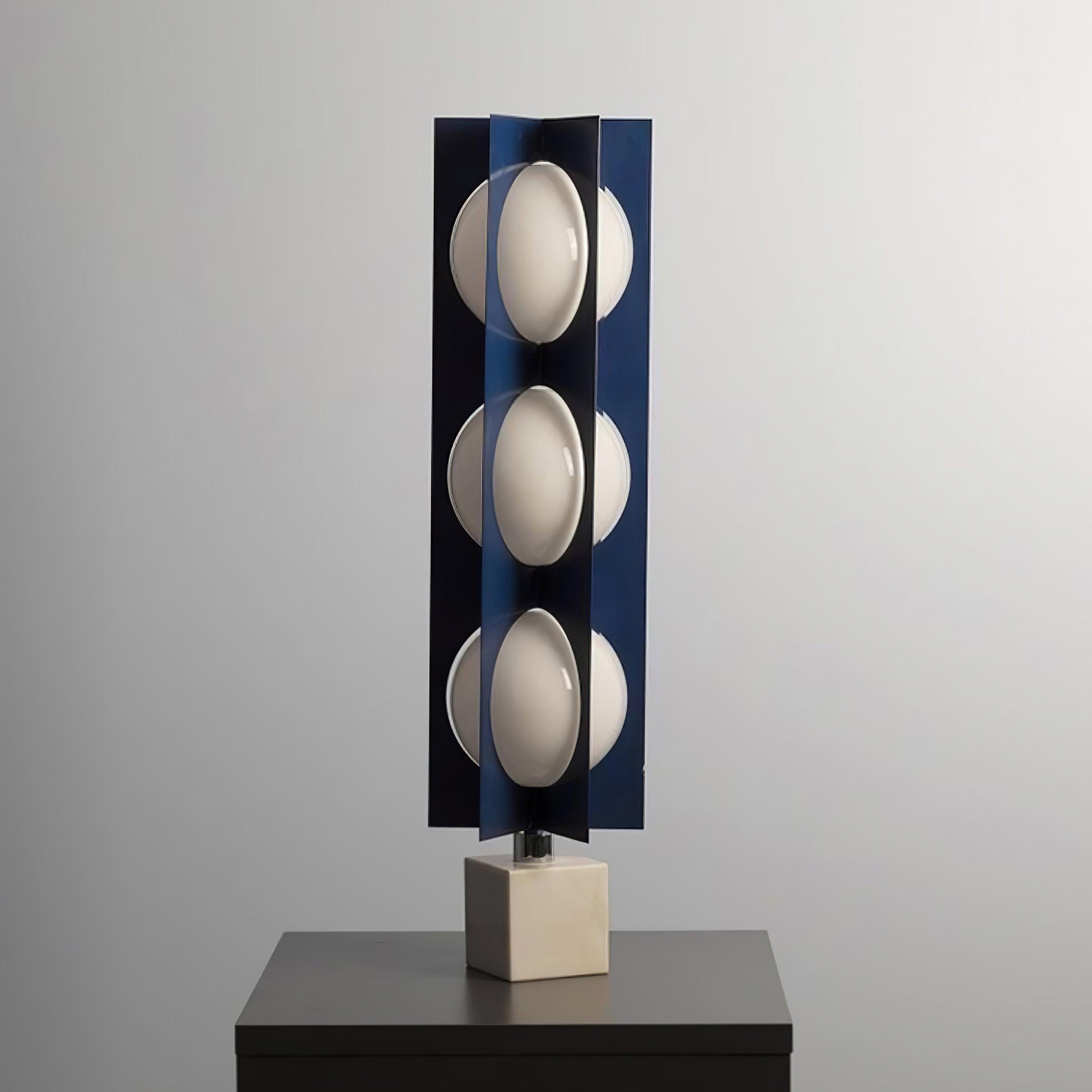 Blue Kleos Modern Floor Lamp - Adjustable LED Standing Light for Living Room, Bedroom & Office - Stylish Home Decor Lighting Fixture