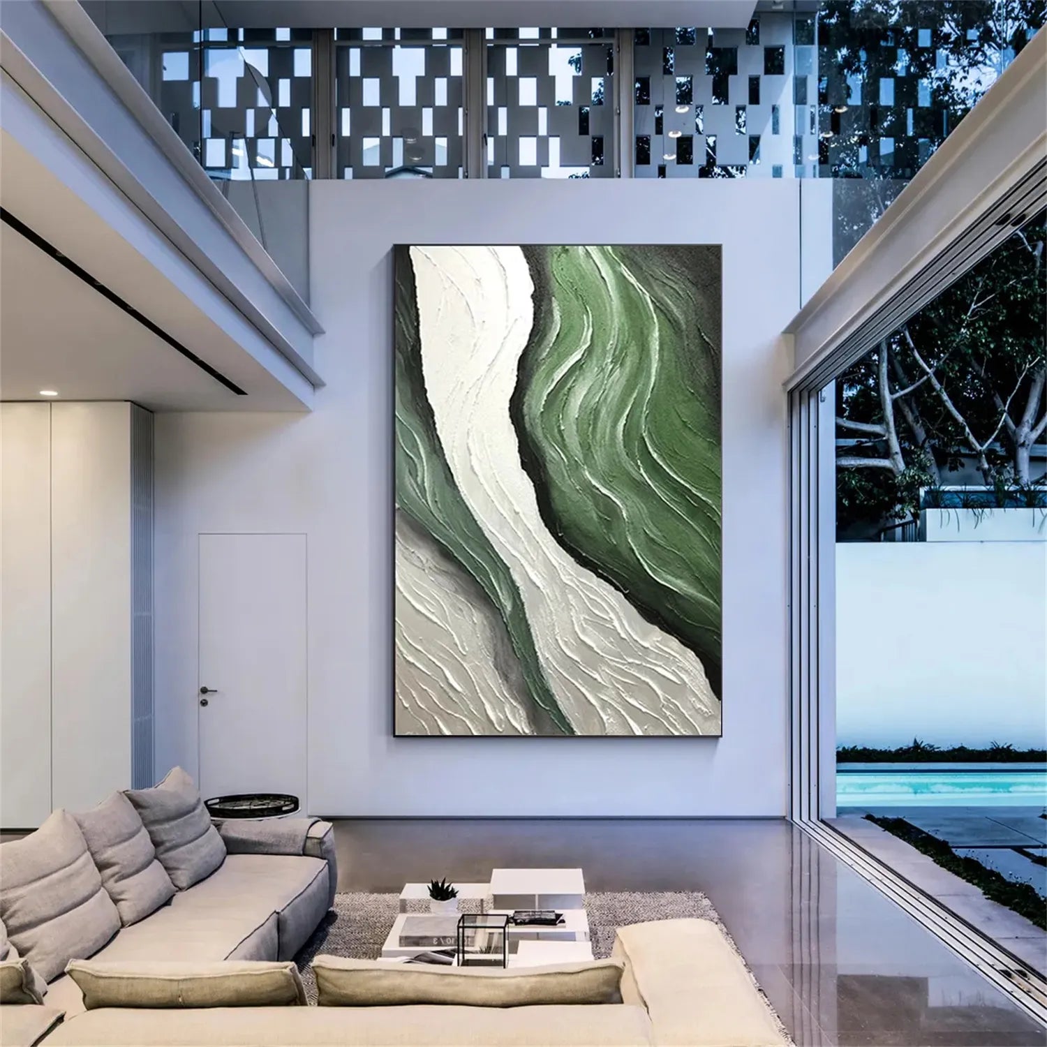 Ocean and Sky Painting - Stunning Coastal Landscape Wall Art #OS192 - Perfect for Living Room, Bedroom & Office Decor