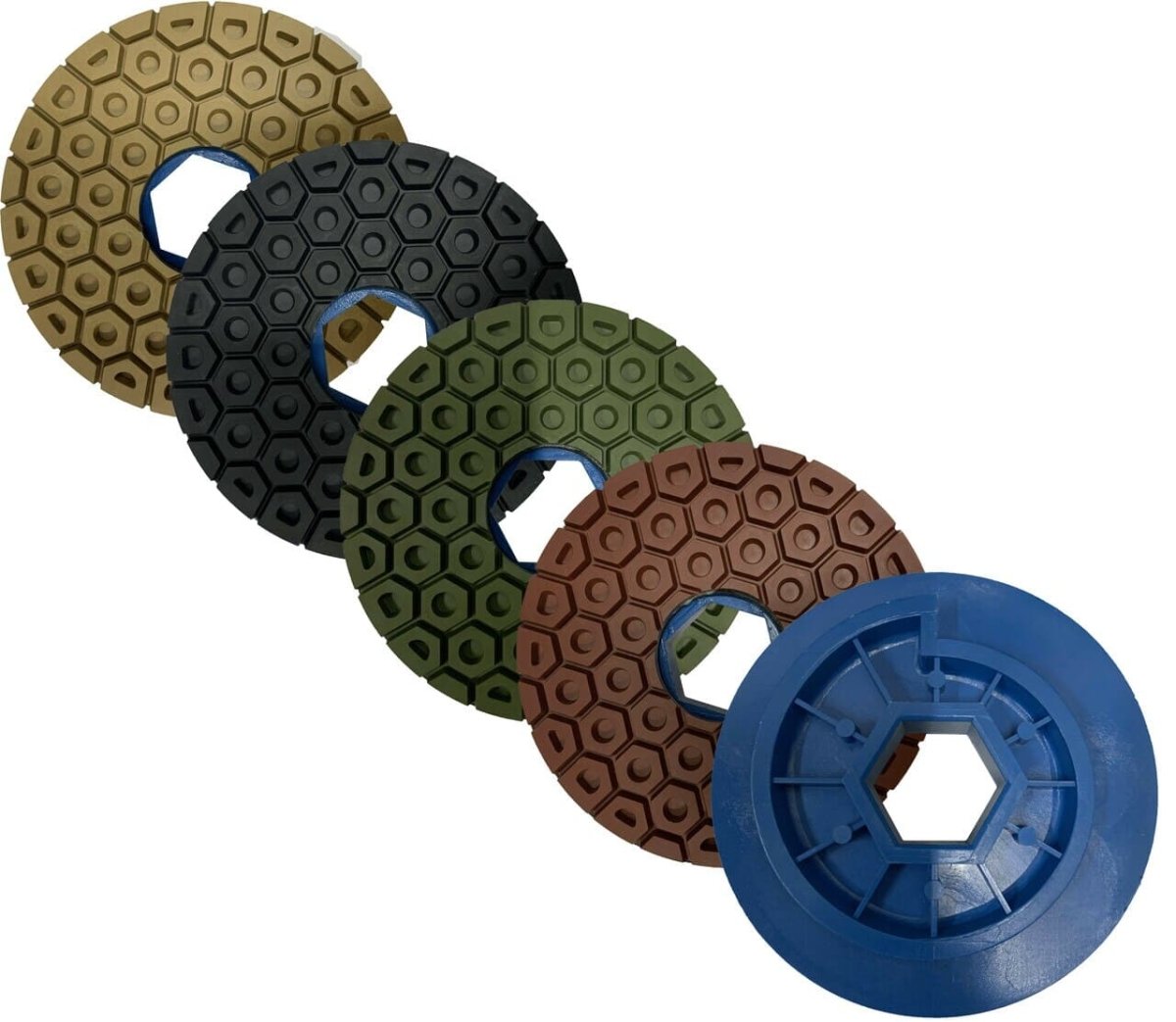 Blue Resin Snail Lock Pads - Secure Your Luggage & Suitcases for Travel, Storage & Moving - Durable Anti-Theft Locking Straps for Bags & Cases