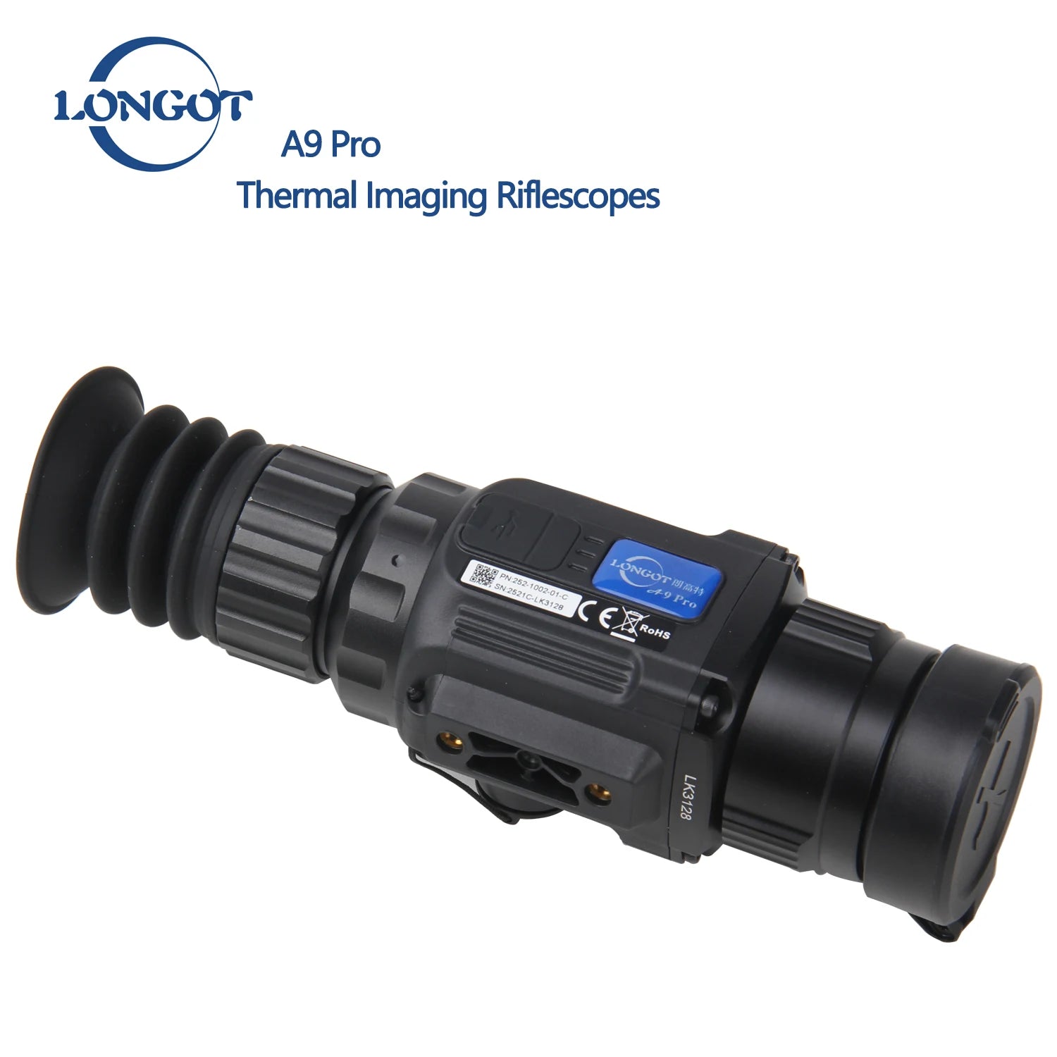 LONGOT A9 PRO Thermal Imaging Rifle Scope - Hunting Rifle Scope with Night Vision & Sight Imager Camera - Perfect for Hunting, Wildlife Observation, and Security Surveillance