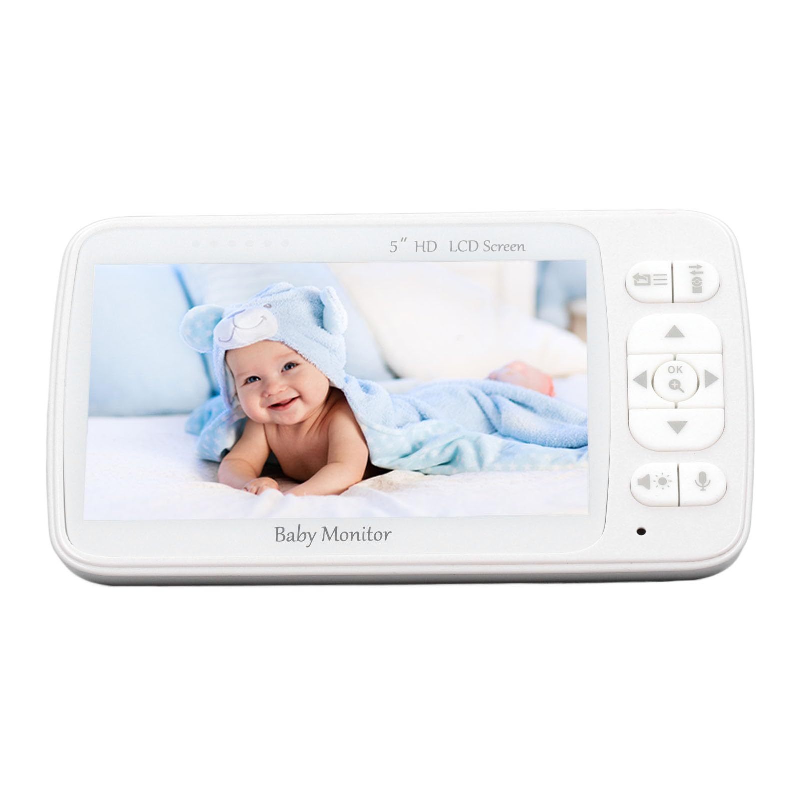 **Baby Monitor with Video, Motion Detection & Night Vision - 110-250V US Plug, Wide Angle View for Home Security - Perfect for Nursery, Bedroom & Travel**