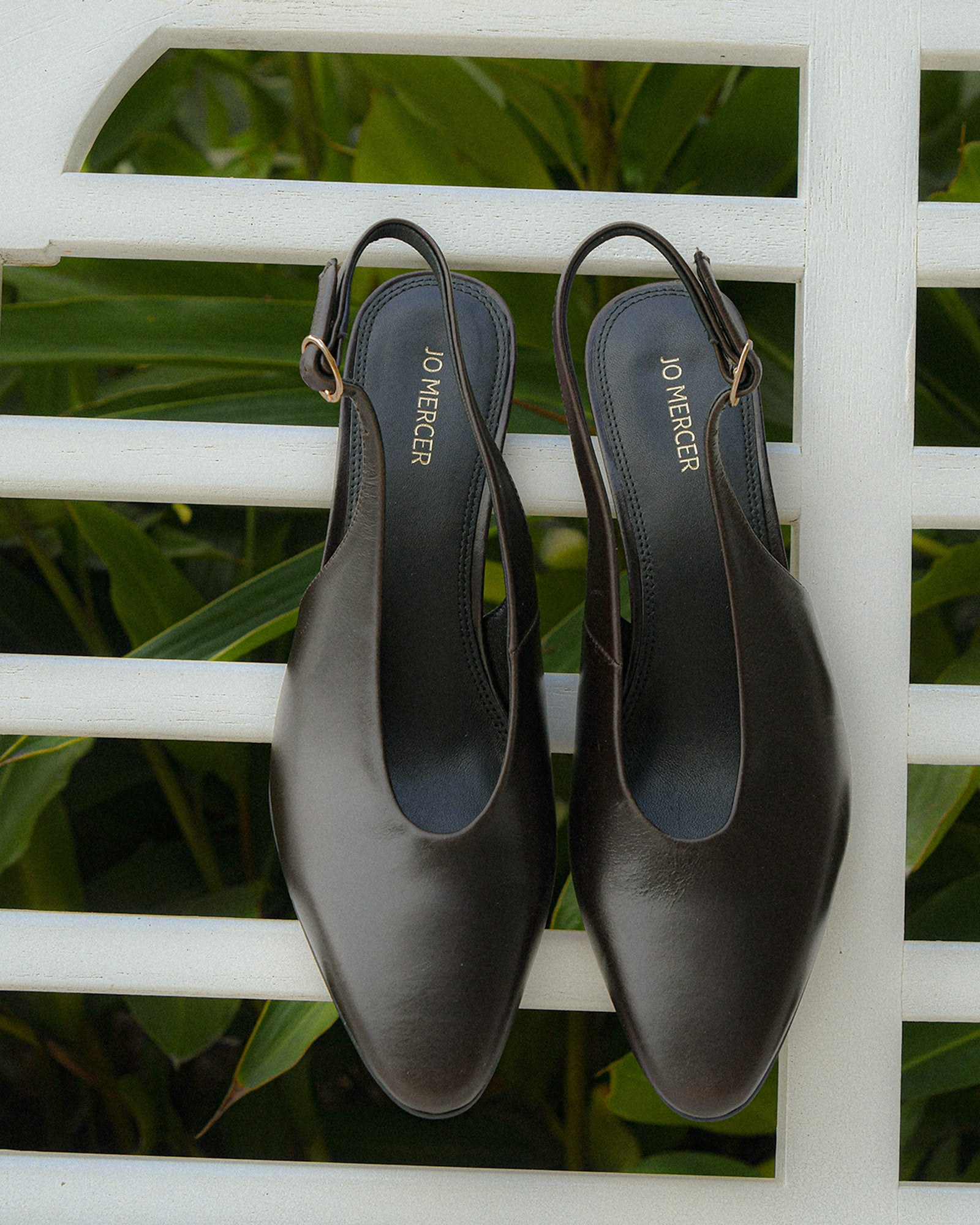 Justine Mid Heel Espresso Leather Women's Shoes - Comfortable & Stylish for Work, Office & Casual Wear