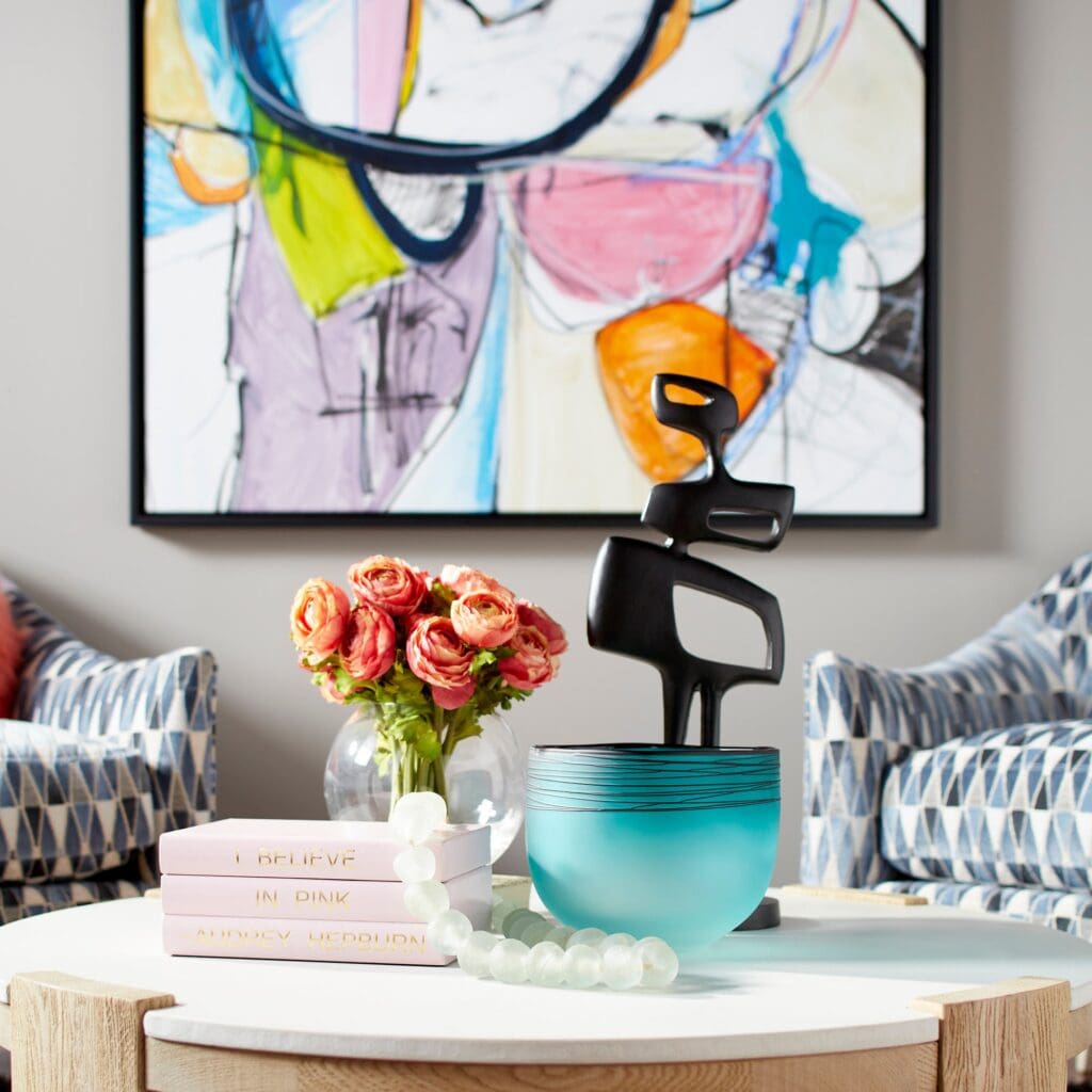 Cyan Design 10735 Rossastri Sculpture - Matte Black Finish | Modern Home Decor for Living Room, Office & Shelf Display