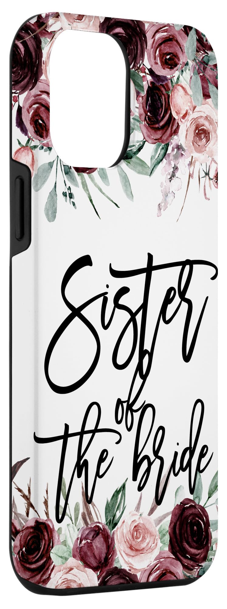 iPhone 12 Pro Max Floral Case - Elegant Flower Print Phone Cover for Bride, Sister & Wedding Party | Perfect for Bridal Showers, Weddings & Special Occasions