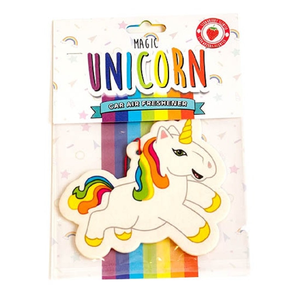 Gift Republic Unicorn Air Freshener - Car & Home Fragrance - Cute Unicorn Scented Hanging Decor for Kids Room, Office, and Vehicle