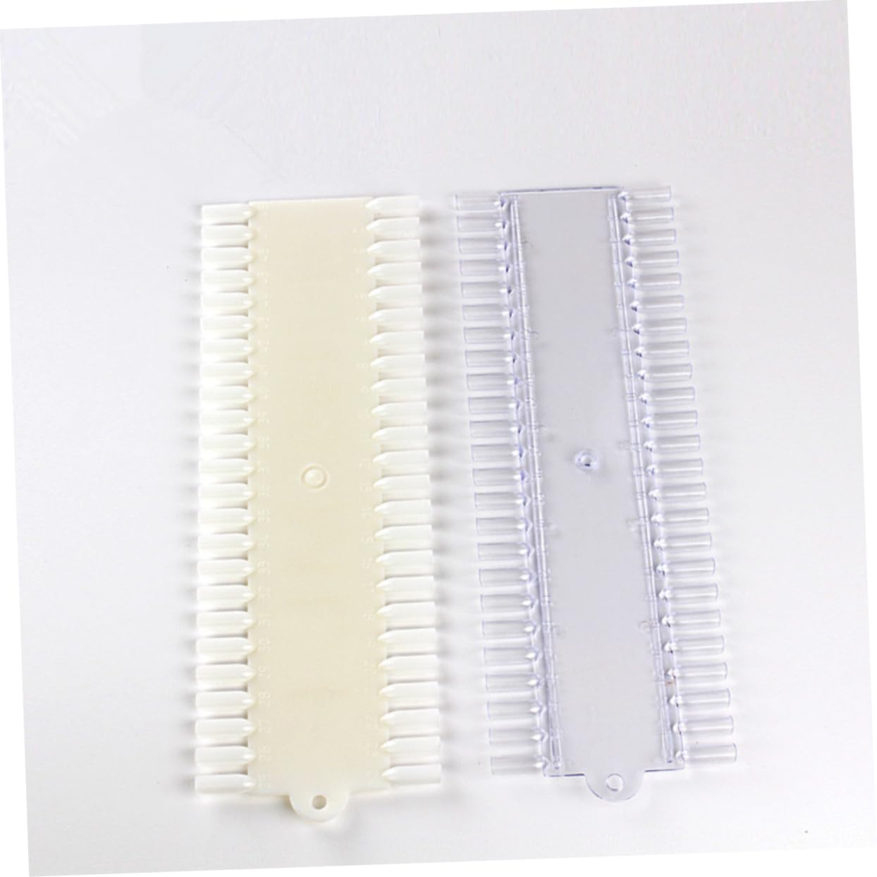 2pcs Nail Polish Display Stand - Nail Tips Board, Nail Art Sample Sticks, Gel Polish Palette for Manicure & Pedicure | Perfect for Salon, Nail Artists & DIY Home Manicure