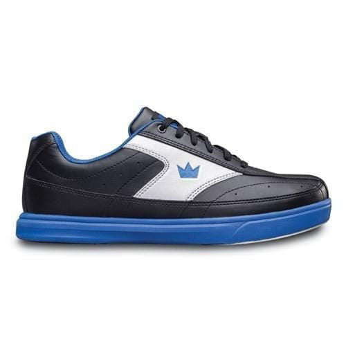 Brunswick Men's Renegade Bowling Shoes - Black/Royal - Comfortable & Durable for League Play & Tournament Bowling