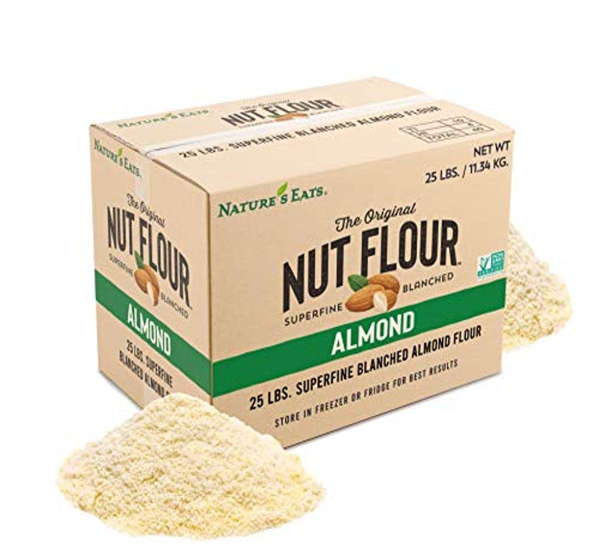 Nature's Eats Blanched Almond Flour - 25 lb Bulk Case | Gluten-Free, Keto & Paleo Friendly | Perfect for Baking, Cooking & Meal Prep