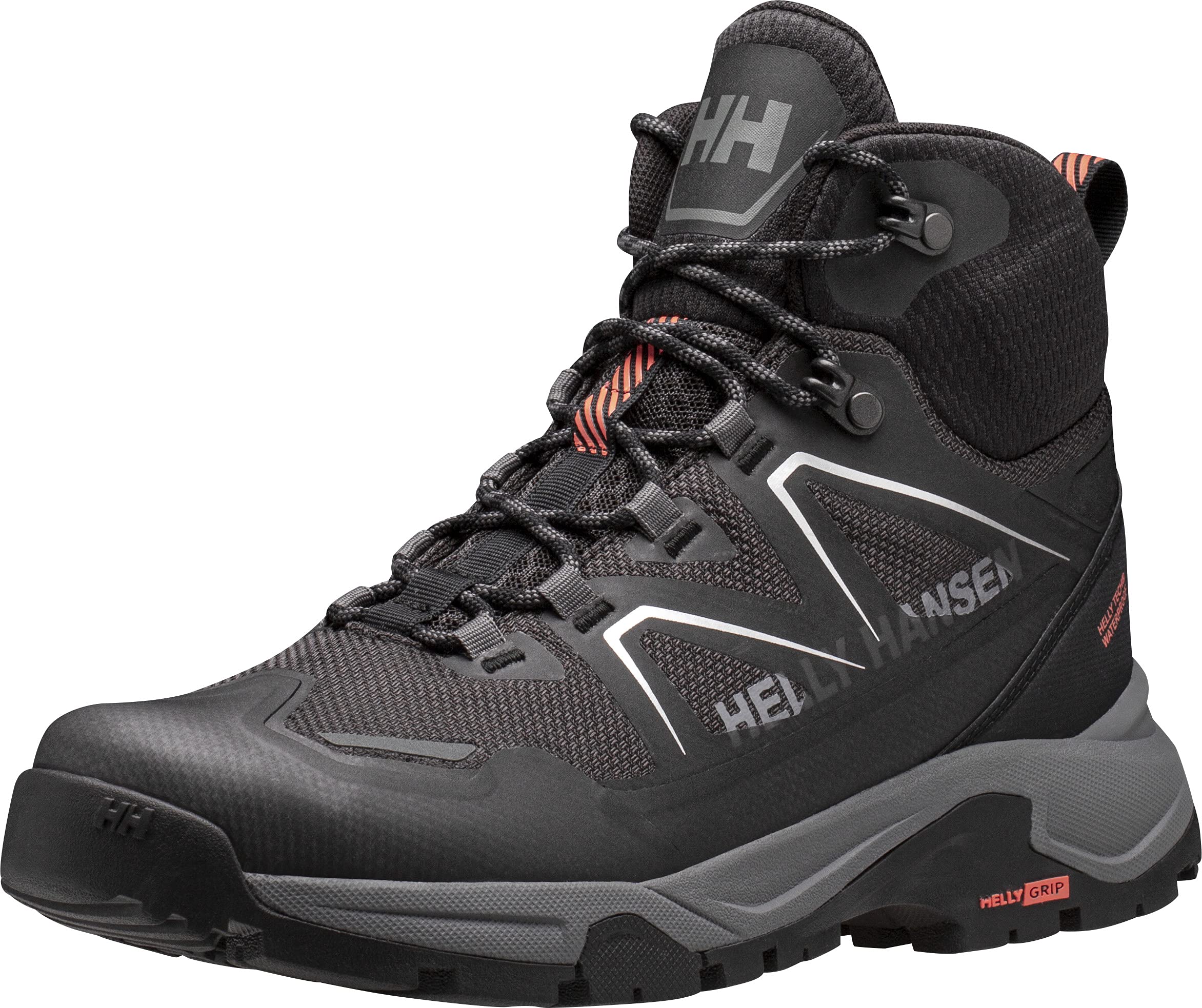 Helly-Hansen Women's Cascade Mid HT Lightweight Waterproof Hiking Boots - Comfortable & Durable for Outdoor Adventures, Trail Walking & Mountain Climbing