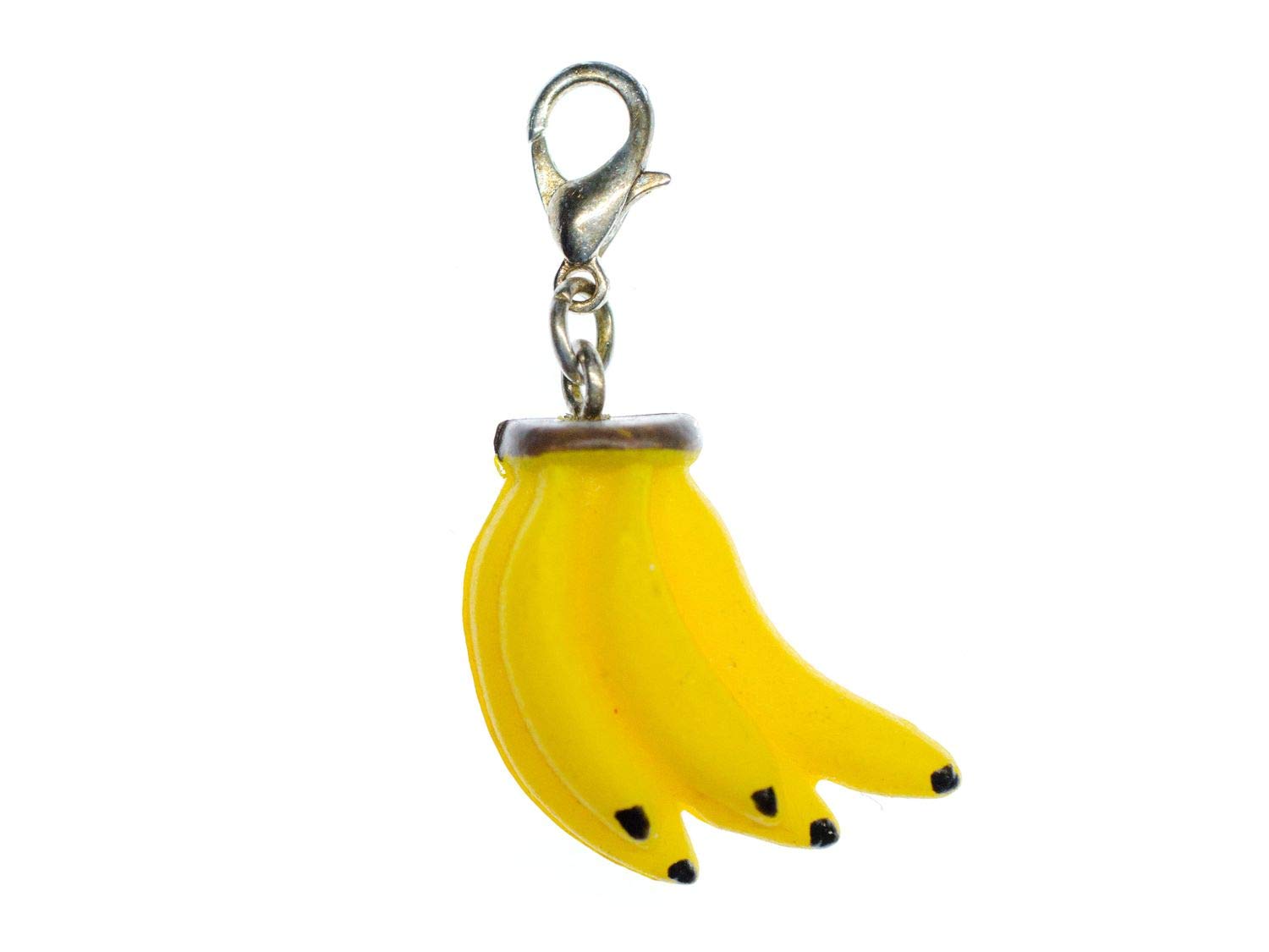 Miniblings Banana Charm Pendant for Bags & Keys