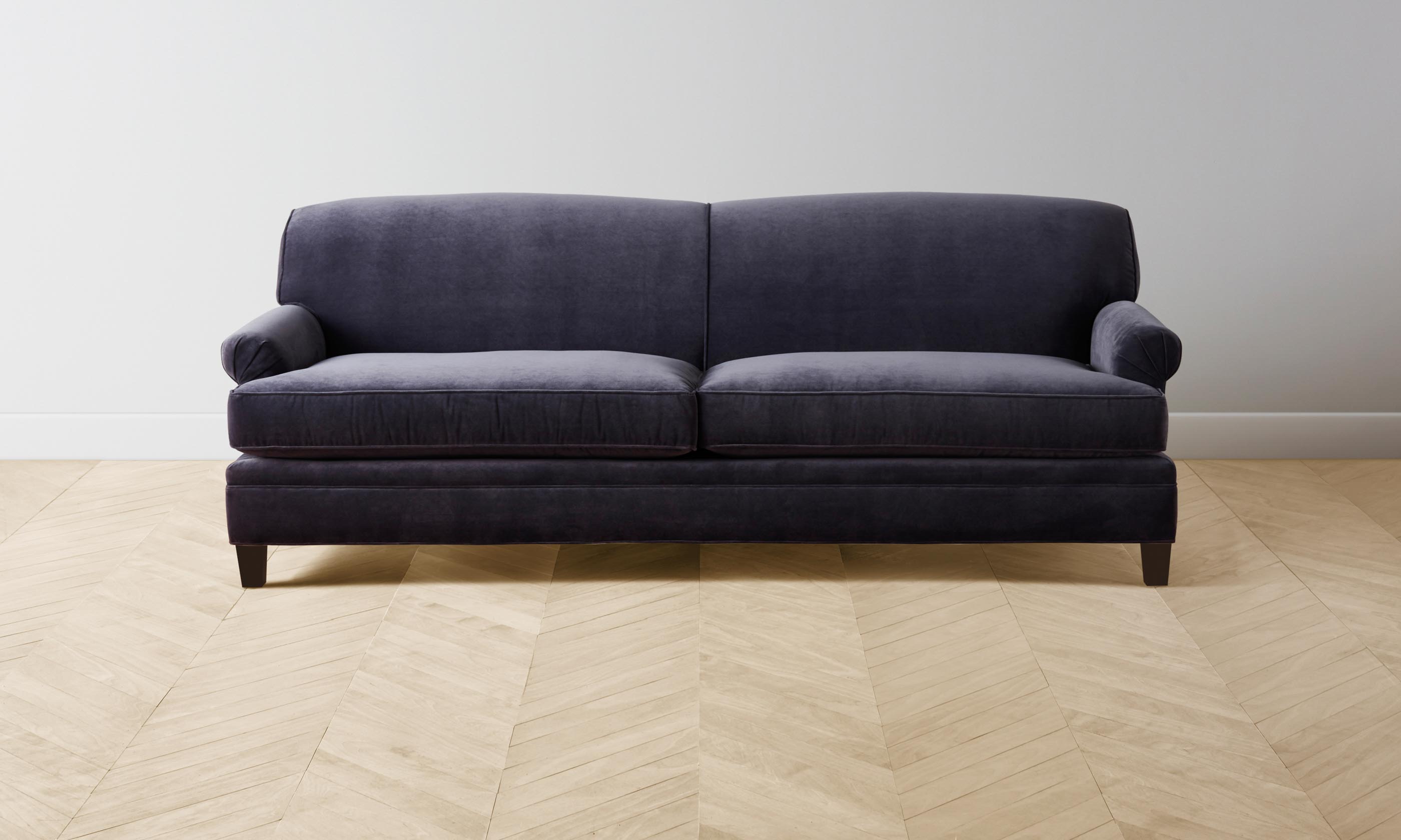 Carmine Sofa - Luxurious Performance Velvet Flannel Upholstery for Living Room & Lounge - Perfect for Modern Homes & Cozy Spaces