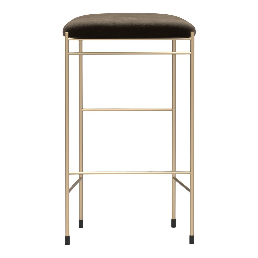 Modern Bar Stools for Kitchen Island & Counter - Adjustable Height Swivel Stools with Backrest - Perfect for Home Bar, Breakfast Nook & Dining Room