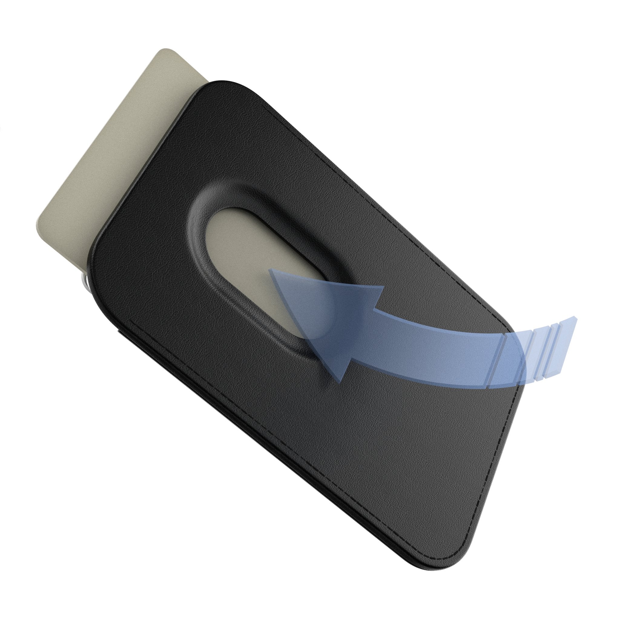 Bianca Belair Steel Black Magnetic Credit Card Wallet - Slim RFID Blocking Metal Wallet for Men & Women - Perfect for Travel, Business & Everyday Use