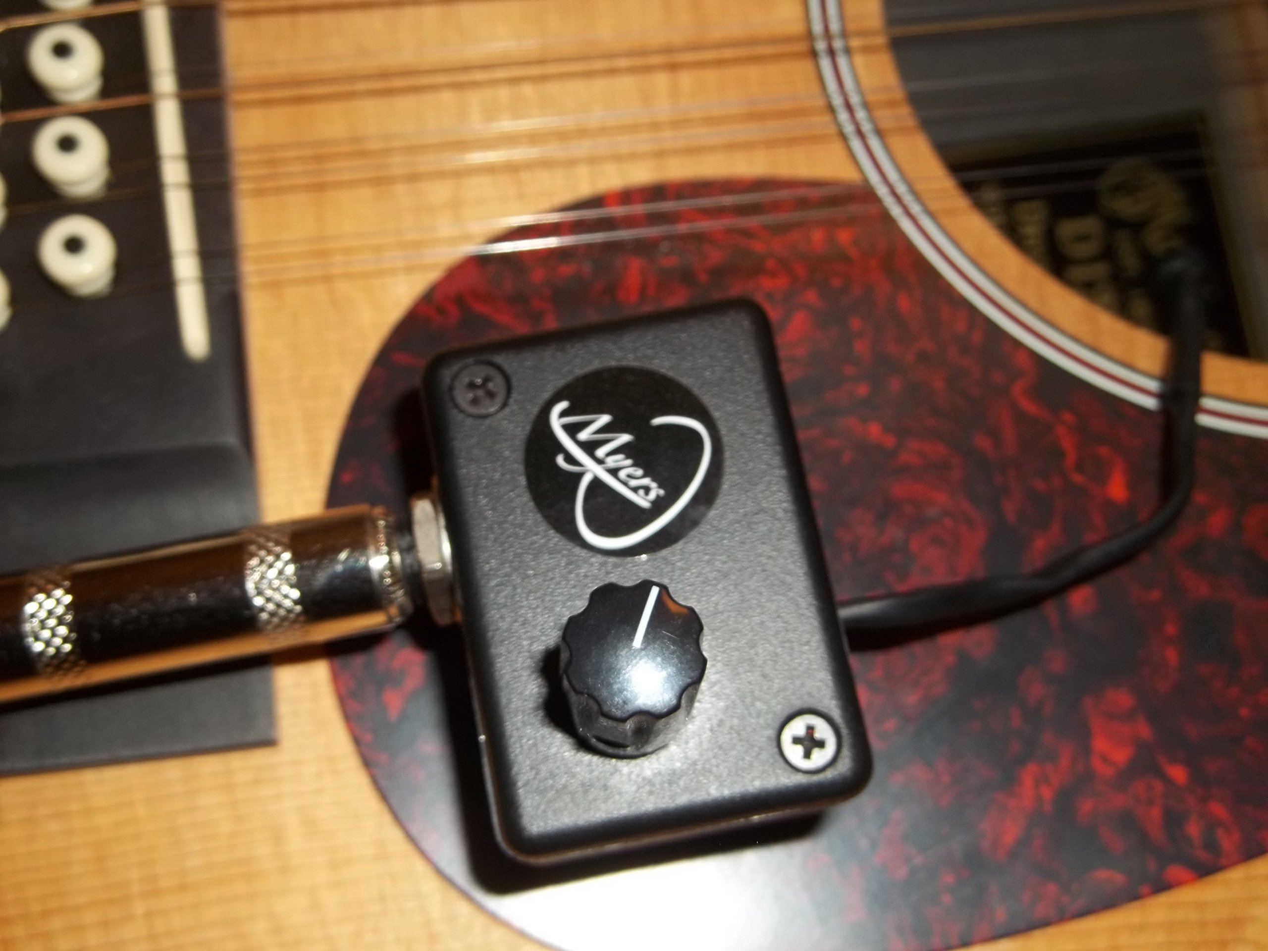 Professional Acoustic Guitar Pickup with Flexible Micro-Gooseneck - Myers Pickups for Live Performance & Studio Recording
