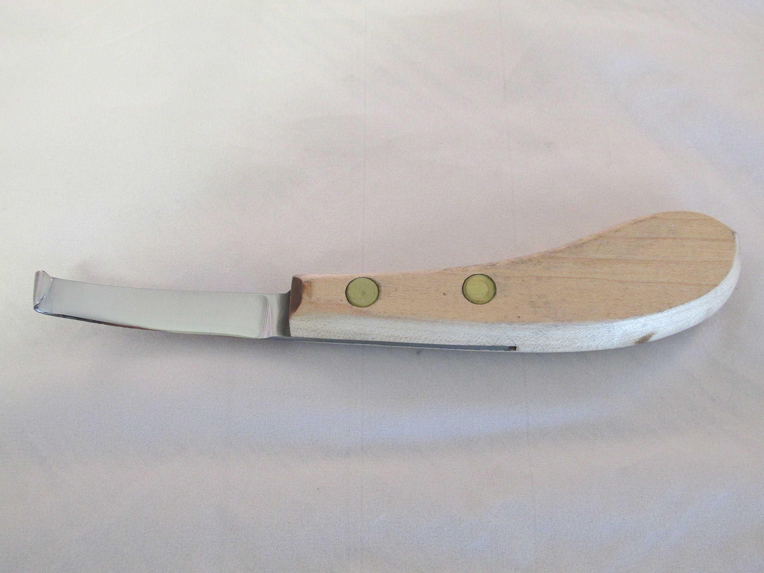 JC Professional Right Hoof Knife for Horses - Durable Farrier Tool for Trimming & Shaping Hooves | Perfect for Equestrian Care, Ranch Work & Veterinary Use