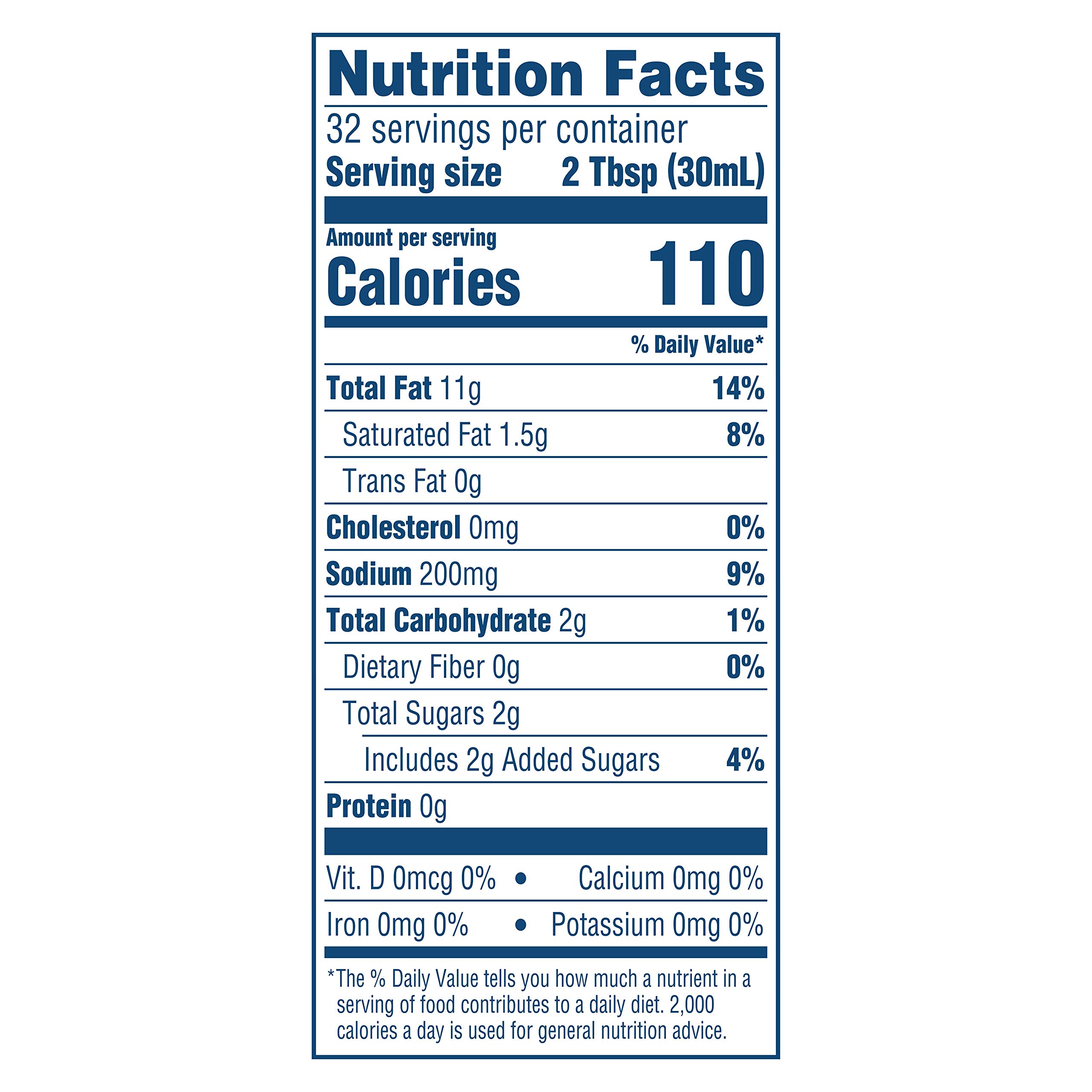 Hellmann's Lemon Za'atar Vinaigrette Salad Dressing - Gluten Free, No Artificial Flavors or Colors - 32 oz Bottles (Pack of 6) - Perfect for Salads, Grilled Vegetables & Mediterranean Dishes