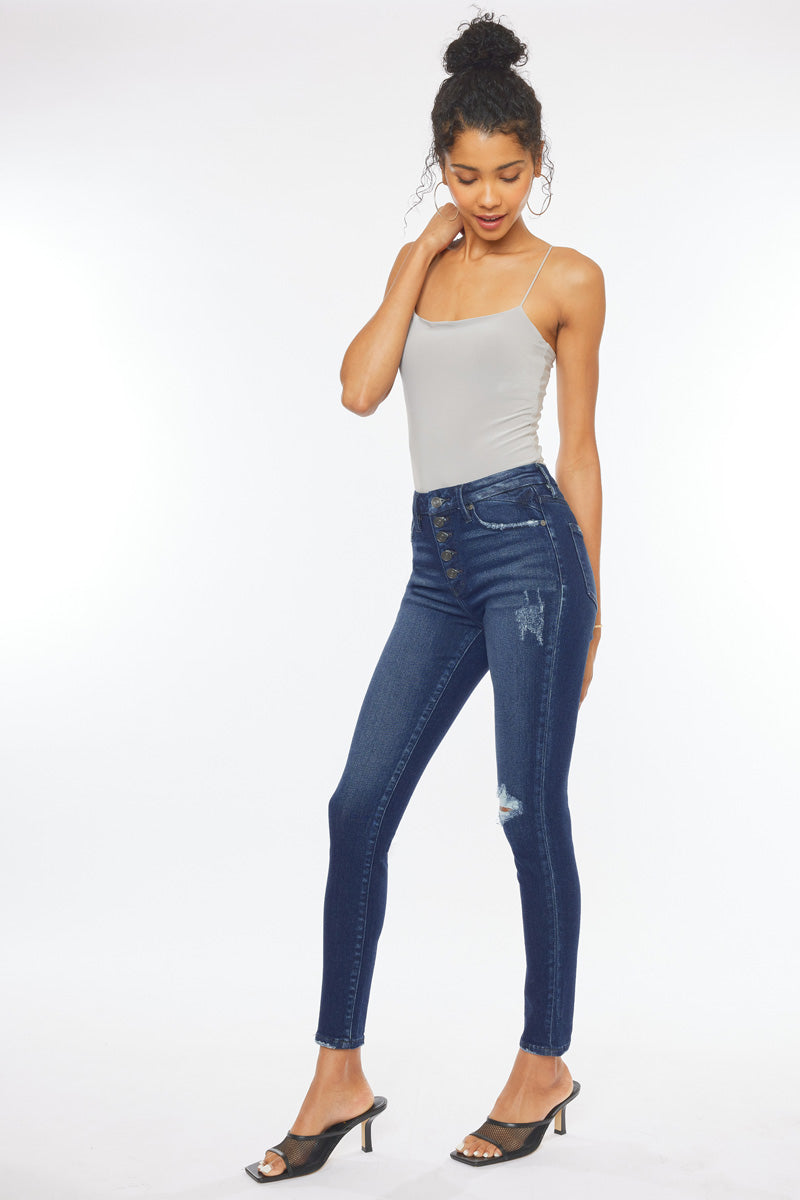 Donovan High Rise Super Skinny Jeans for Women - Stretchy Denim Pants, Slim Fit, Comfortable & Trendy | Perfect for Casual Outfits, Night Out, and Everyday Wear