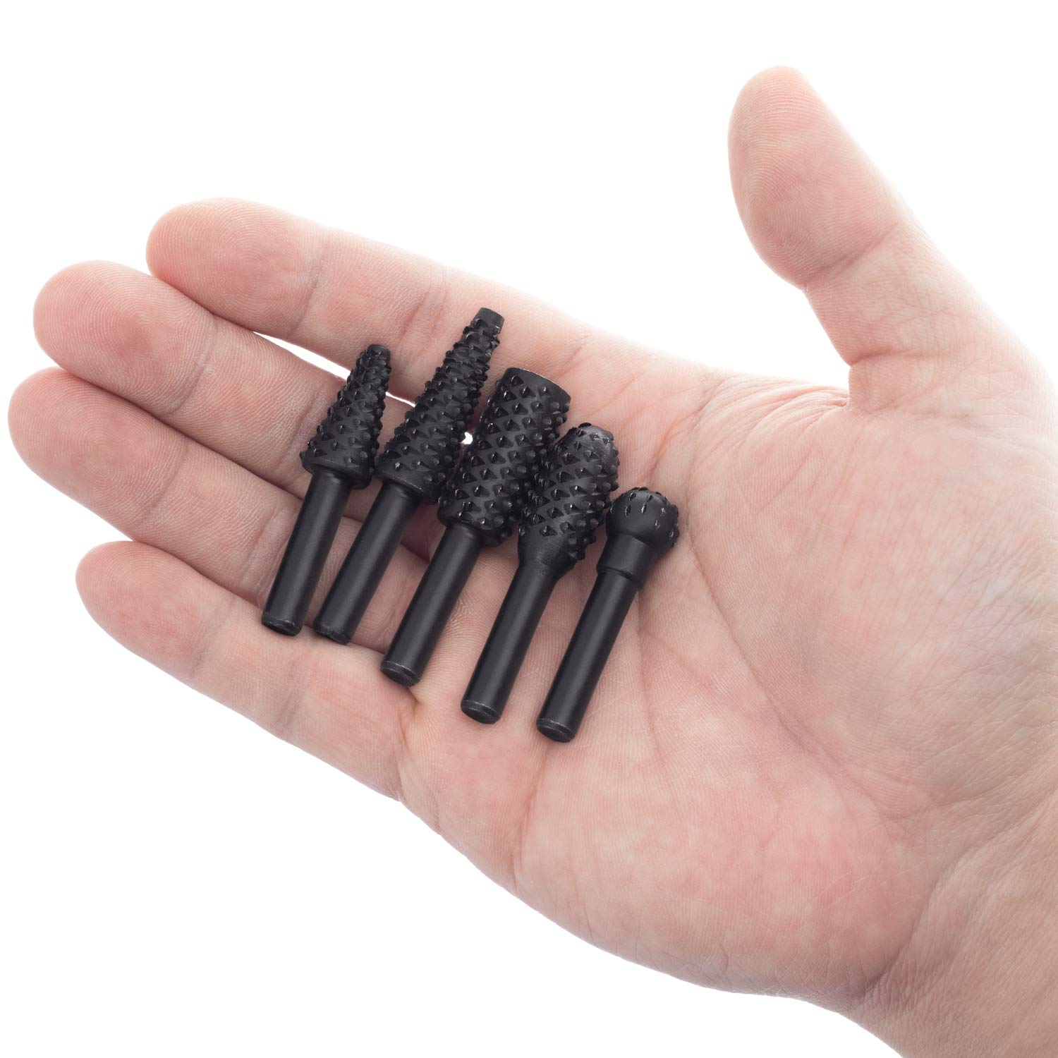 OIIKI 5-Piece Woodworking Twist Drill Bit Set - 1/4