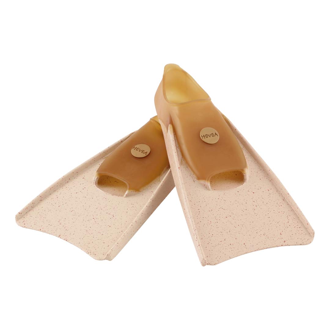 Hevea Kids Swim Fins - Natural Rubber, Plastic-Free Swimming Flippers for Toddlers & Children | Perfect for Pool, Beach & Snorkeling Adventures