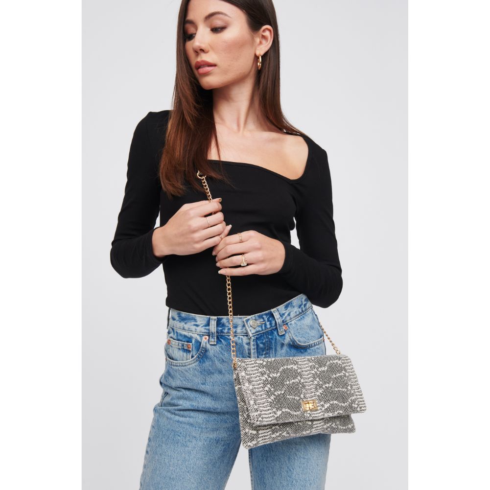 Rykard Snake Clutch - Stylish Reptile Print Handbag for Women | Perfect for Parties, Night Out & Fashion Events
