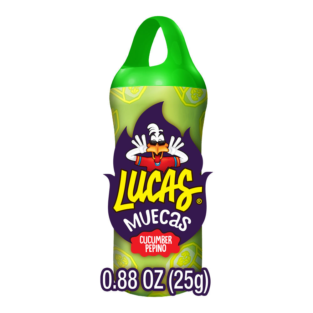Lucas Muecas Pepino Gummy Candy | 10 Count Box | Perfect for Parties, Snacks & Gifts