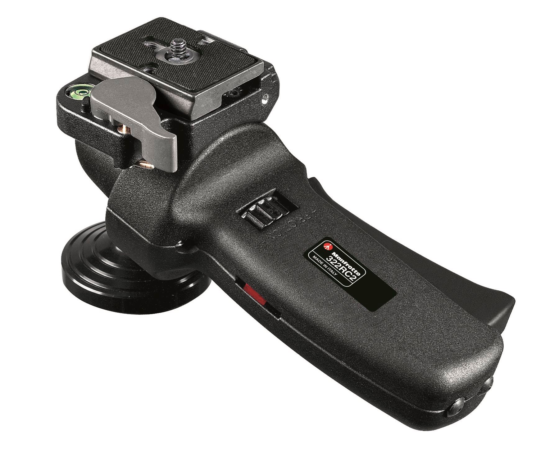 Manfrottto 322RC2 Grip Ball Head with Ergonomic Handle & Friction Control Wheel - Perfect for DSLR Cameras, Video Shooting & Tripod Stability