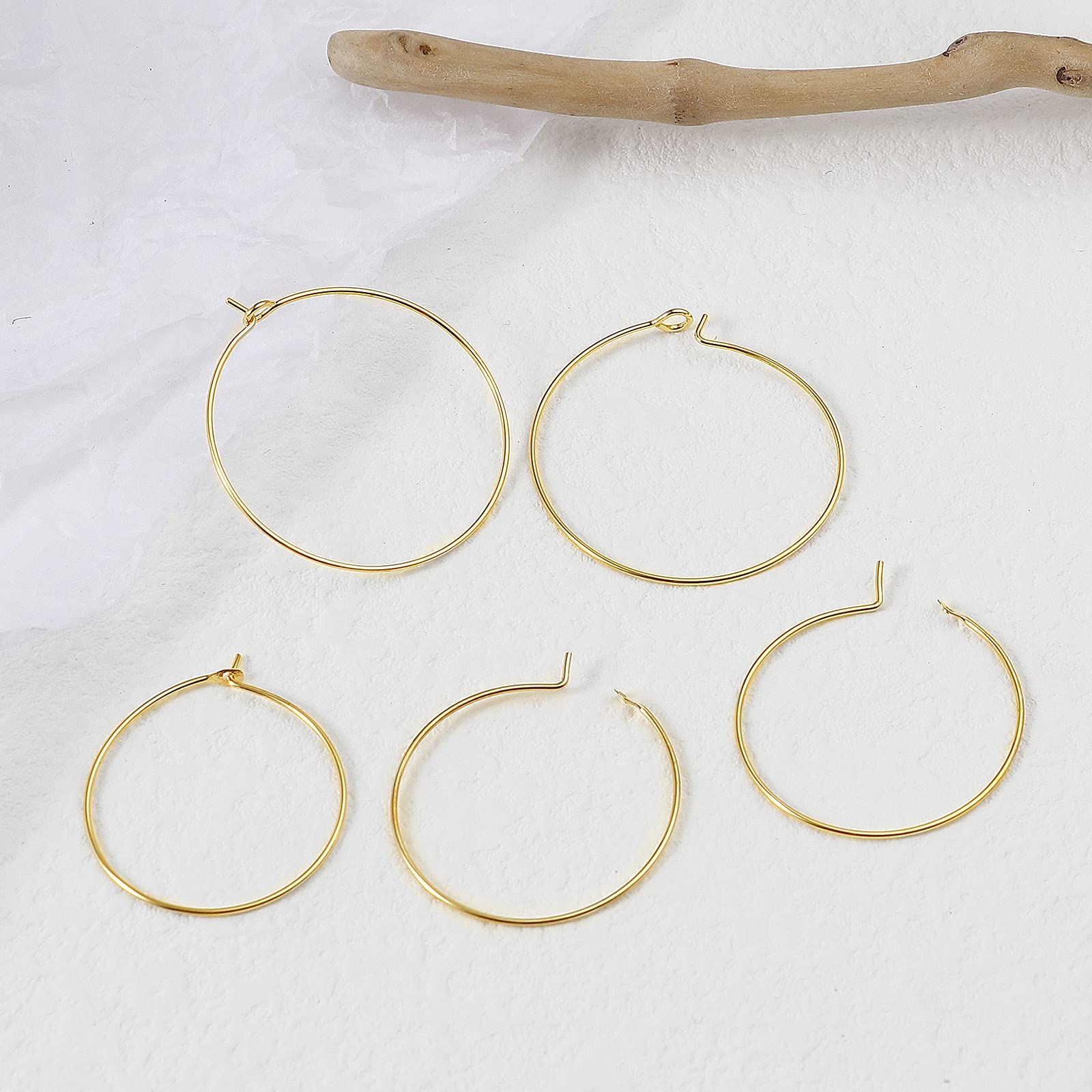 14K Yellow Gold Filled Small Hoop Earrings for Women - Hypoallergenic & Lightweight Everyday Jewelry - Perfect for Teens, Gifts & Casual Wear | DoreenBeads